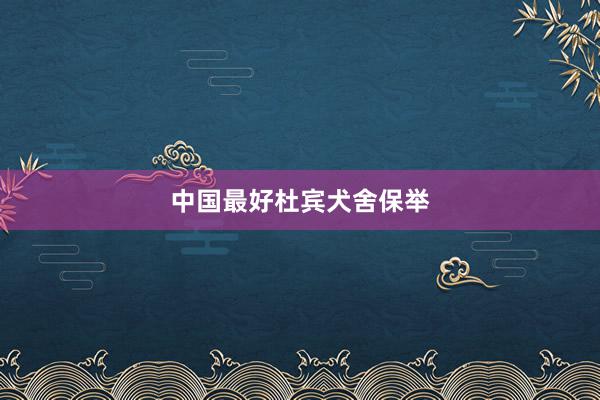 中国最好杜宾犬舍保举